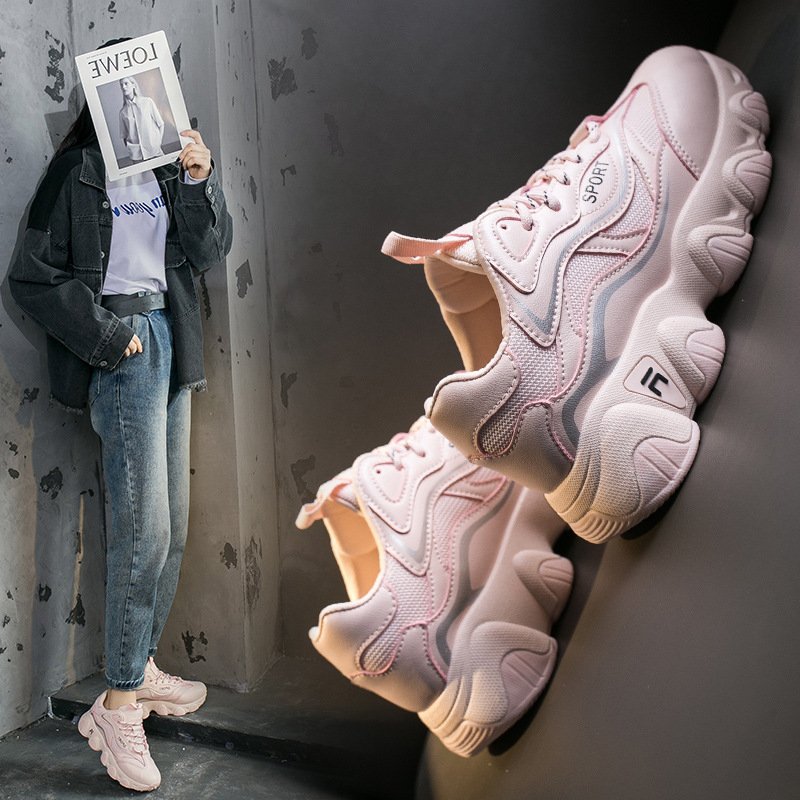 2021 spring new student sports shoes women women running thick-soled height increase shoes women 2021 spring new student sports shoes women women running thick-soled height increase shoes women